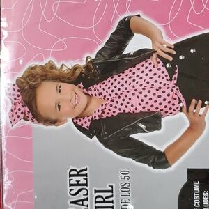 1950s Grease Greaser Girl Halloween Costume Billy elvis